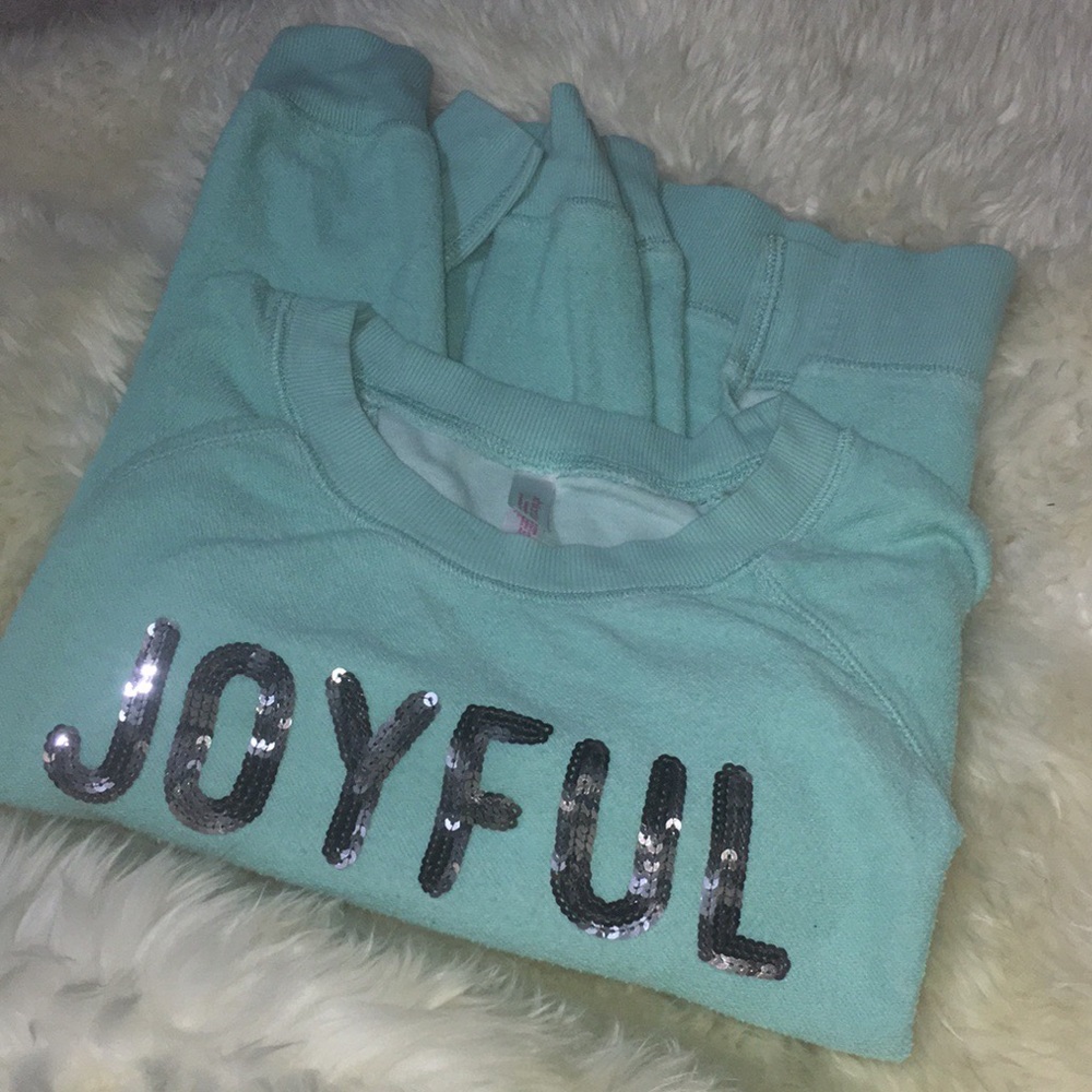 Joyful Mint Sleep Sweater Top